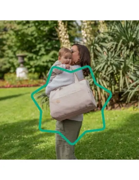 Sac à Langer Pocketstyle - Crème Sac à main - Badabulle Maroc