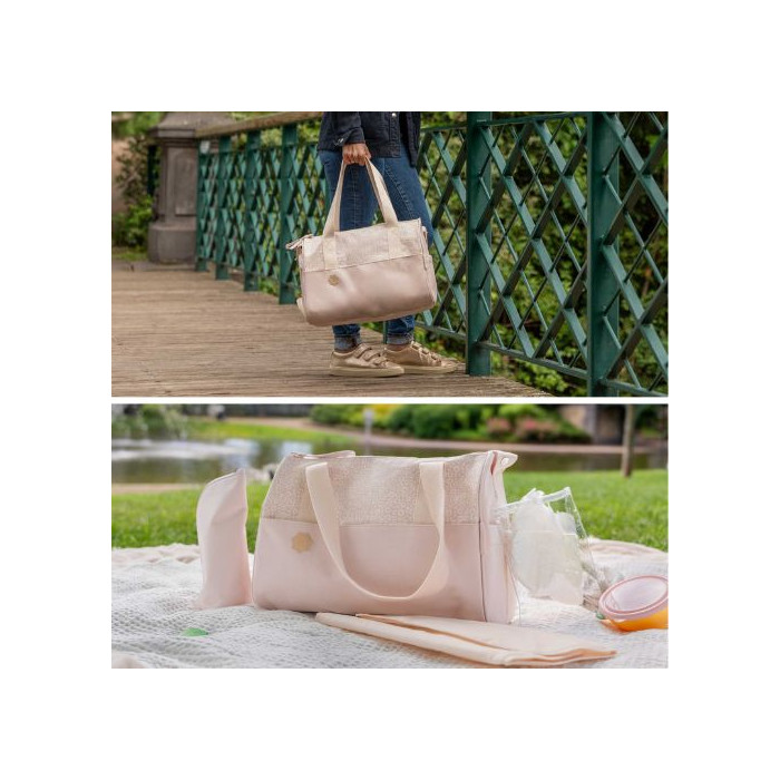 Sac à Langer Pocketstyle - Crème Sac à main - Badabulle Maroc