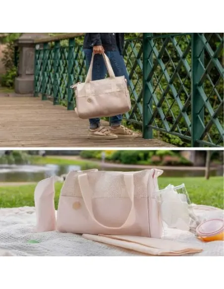 Sac à Langer Pocketstyle - Crème Sac à main - Badabulle Maroc