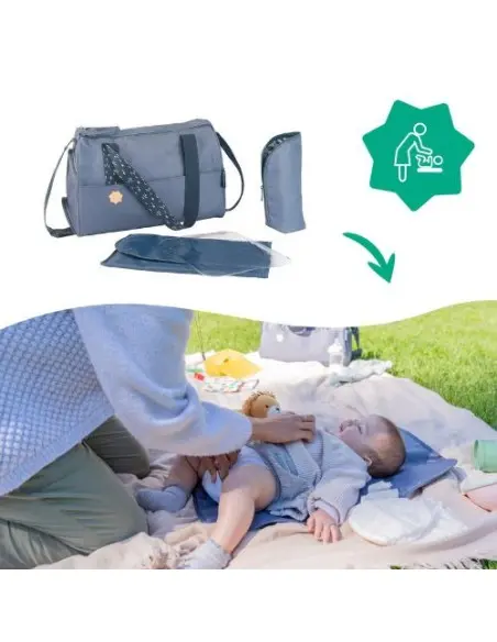 Sac à Langer Pocketstyle - Bleu Sac à main - Badabulle Maroc