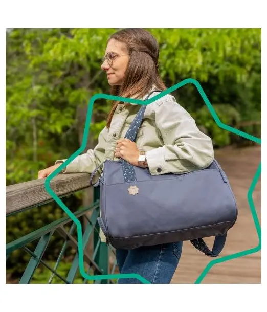 Sac à Langer Pocketstyle - Bleu Sac à main - Badabulle Maroc 2