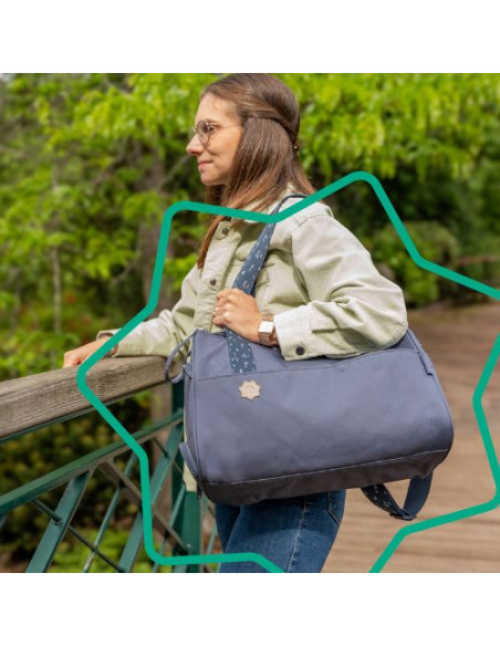 Sac à Langer Pocketstyle - Bleu Sac à main - Badabulle Maroc