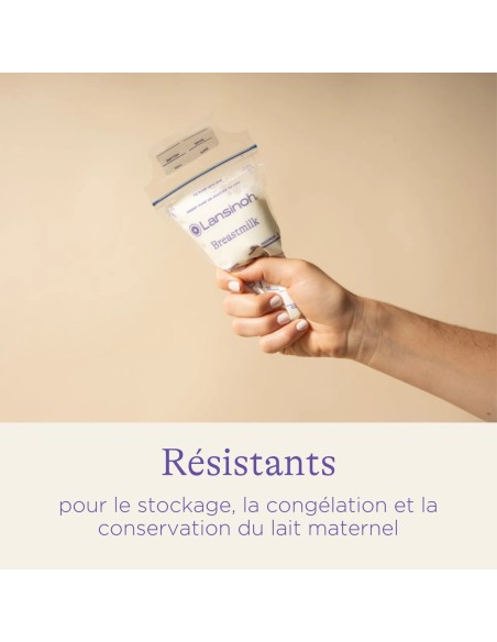Lansinoh Sachets De Conservation Pour Lait Maternel 25 Unités dans Conservation du lait chez Baby And Mom Maroc