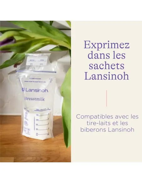 Lansinoh Sachets De Conservation Pour Lait Maternel 25 Unités