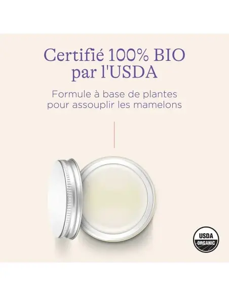 Lansinoh Baume d'allaitement Bio 60ml Soins Mamelons -