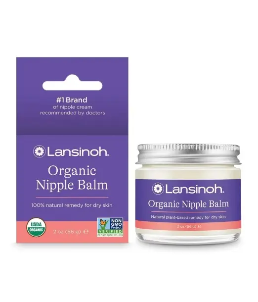 Lansinoh Baume d'allaitement Bio 60ml Soins Mamelons -