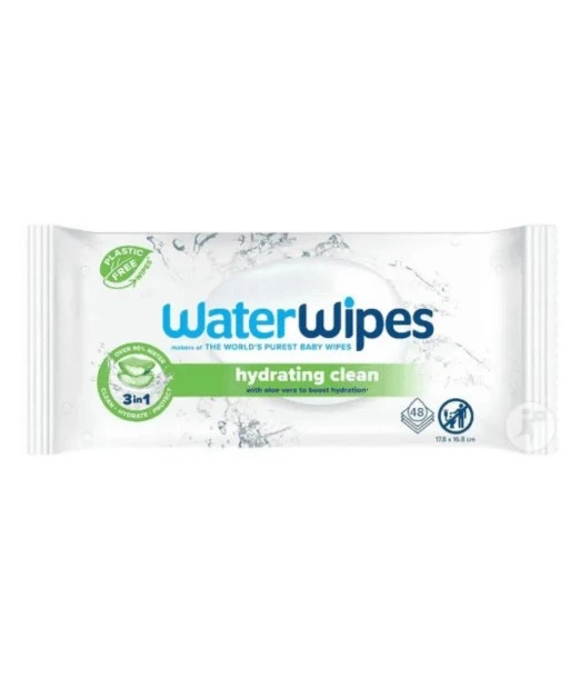 Waterwipes Moisturising Cleansing wipes 48 wipes