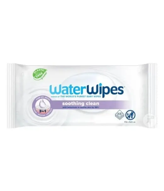 Waterwipes Lingettes Nettoyantes Apaisantes 48 lingettes