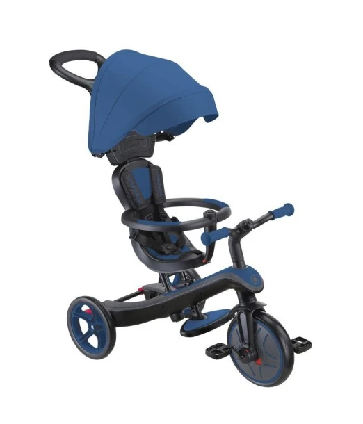 Globber EXPLORER 4-in-1 convertible tricycle - Blue