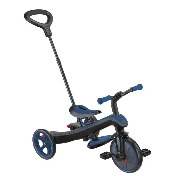 Globber Tricycle EXPLORER 4EN1 Évolutif - Bleu Univers Bébé -