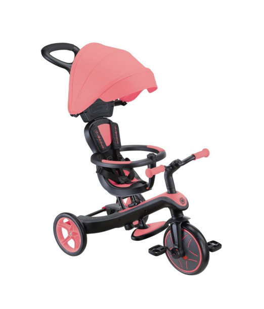 Globber Tricycle EXPLORER 4en1 Évolutif - Rose au Maroc - Baby And Mom