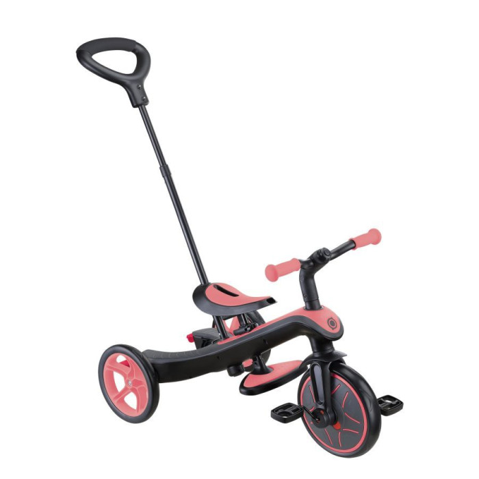 Globber Tricycle EXPLORER 4en1 Évolutif - Rose Trottinette &