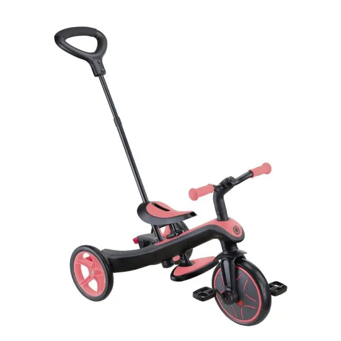 Globber Tricycle EXPLORER 4en1 Évolutif - Rose Trottinette &
