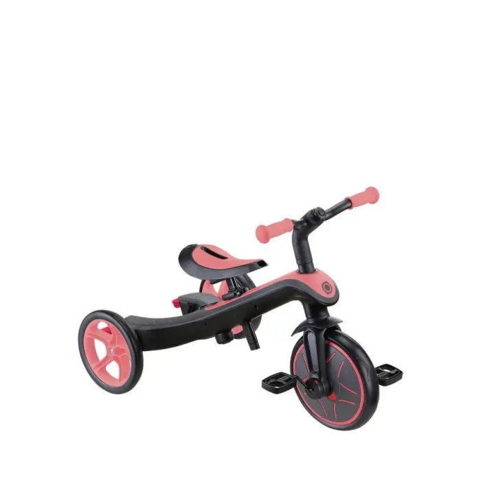 Globber Tricycle EXPLORER 4en1 Évolutif - Rose Trottinette &