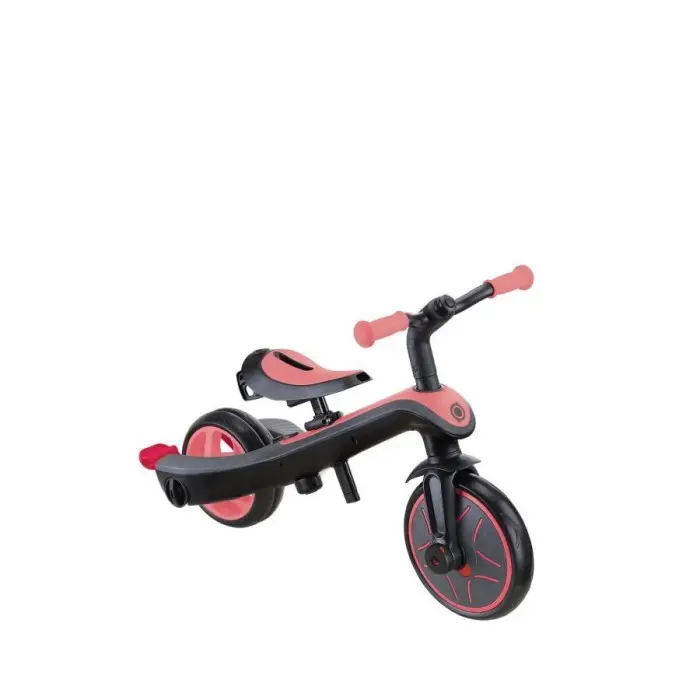Globber Tricycle EXPLORER 4en1 Évolutif - Rose Trottinette &