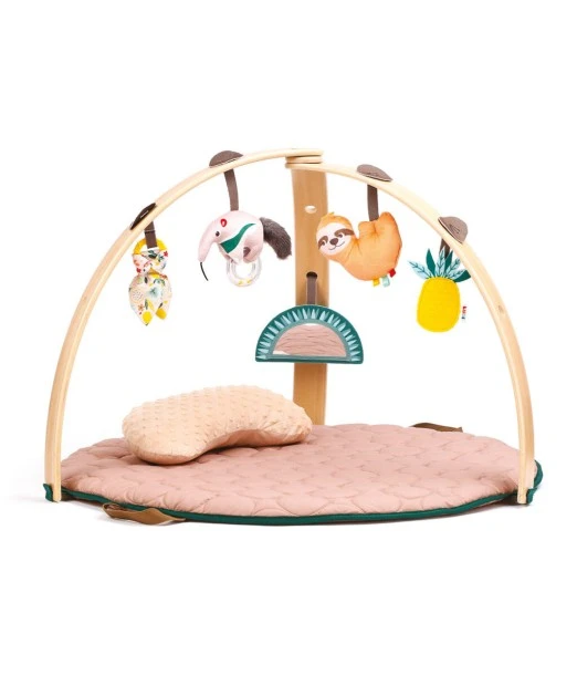 Ludi wooden arch play mat from 0 months