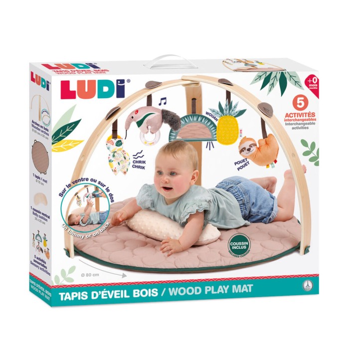 Ludi Tapis arche bois 0m+ Tapis d'éveil - Ludi Maroc
