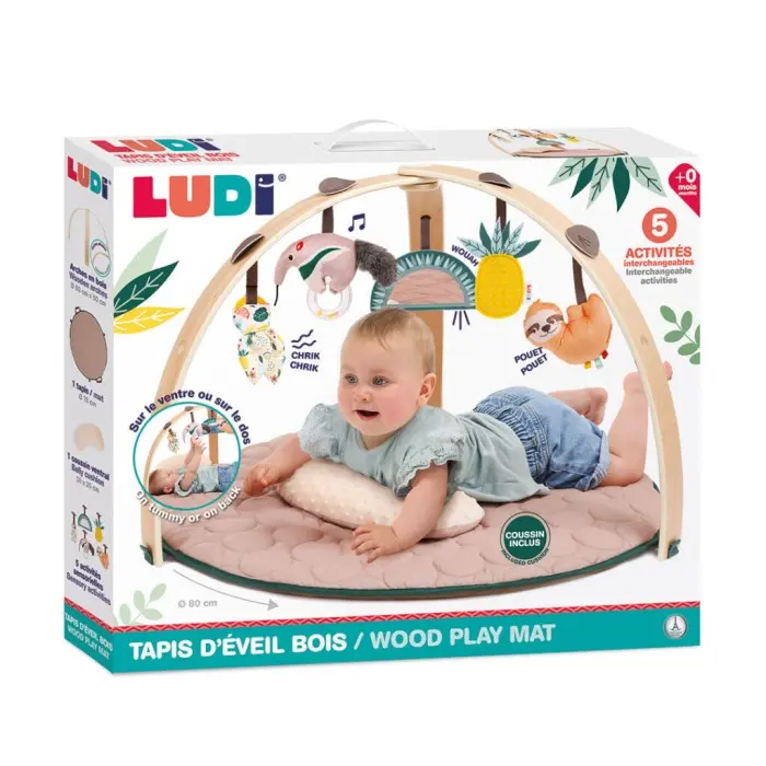 Ludi Tapis arche bois 0m+ Tapis d'éveil - Ludi Maroc