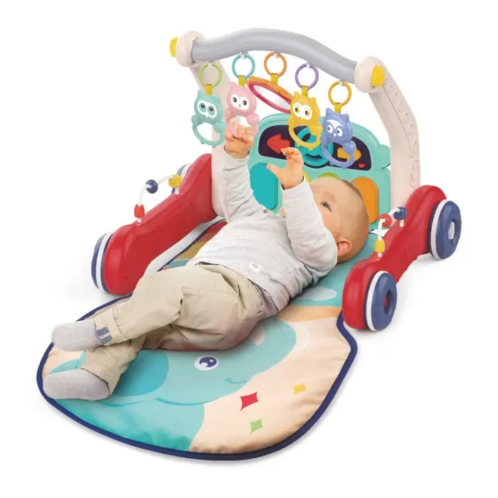 Ludi Tapis Piano & Chariot de Marche 3en1 0m+ Tapis d'éveil -