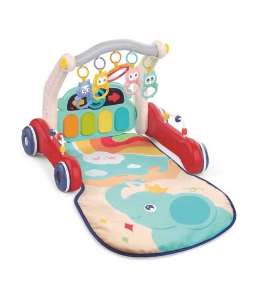 Ludi piano play mat & 3-in-1 push walker from 0 months