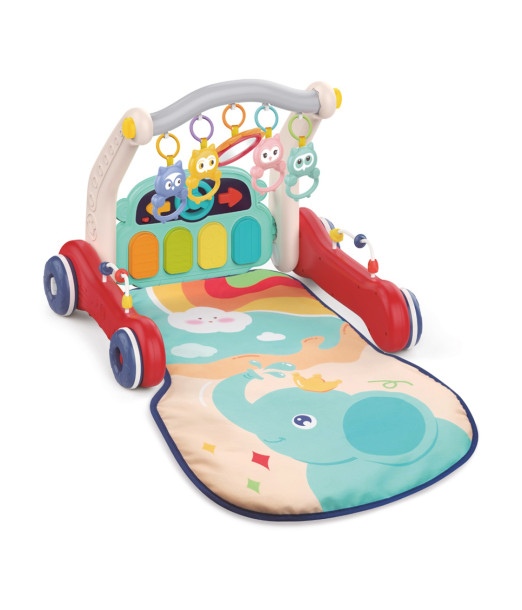 Ludi Tapis Piano & Chariot de Marche 3en1 0m+ Tapis d'éveil -