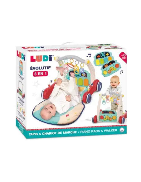 Ludi piano play mat & 3-in-1 push walker from 0 months — photo 5