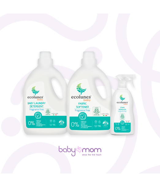 Ecolunes Pack Promo Détergent Lessive + Détachant + Adoucissant Bio au Maroc - Baby And Mom