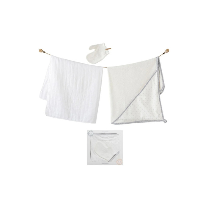 Sortie de bain 100% coton - Gris dans Echarpe de Portage / Porte bébé chez Baby And Mom Maroc