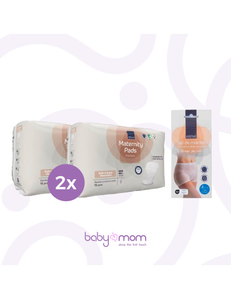Abena Pack Promo Serviettes maternité + Slips jetables