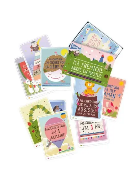 Milestone cards My first year in photos — photo 3