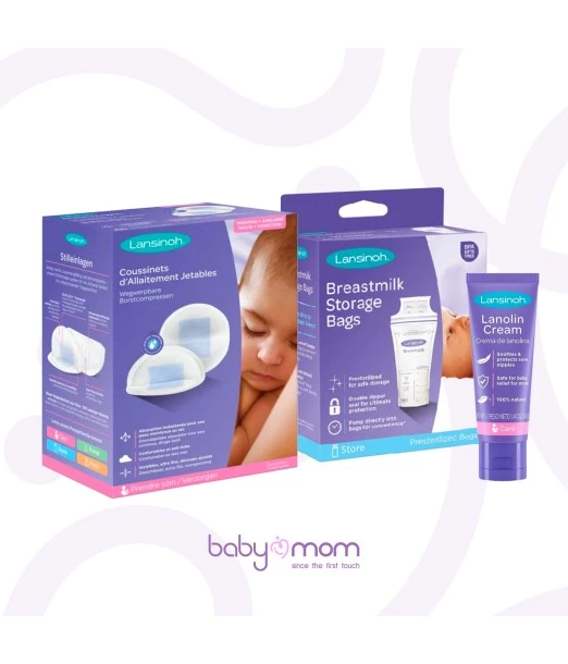 Lansinoh promotional breastfeeding care pack