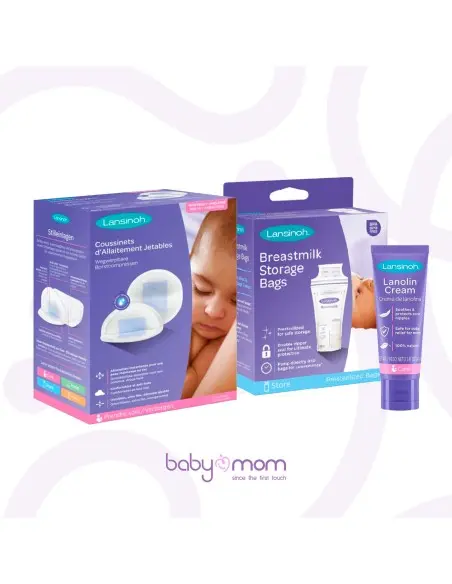 Lansinoh promotional breastfeeding care pack