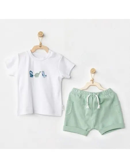 Baby outfit 2-piece 100% cotton - Dinosaur