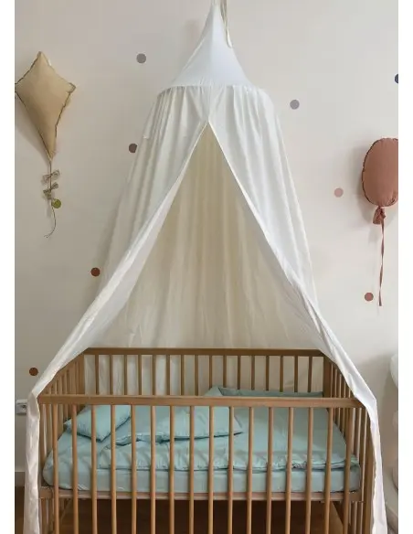 Minitribe Ciel de lit - Blanc Déco chambre bébé - Minitribe