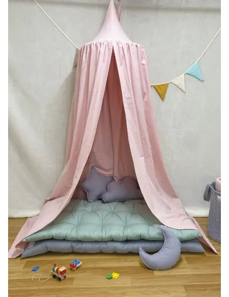 Minitribe Ciel de lit - Rose Déco chambre bébé - Minitribe