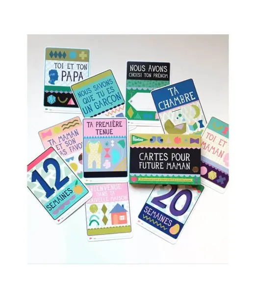 Cartes Milestone pour Future Maman 2
