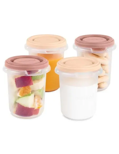 Miniland set of 4 food storage pots Valencia