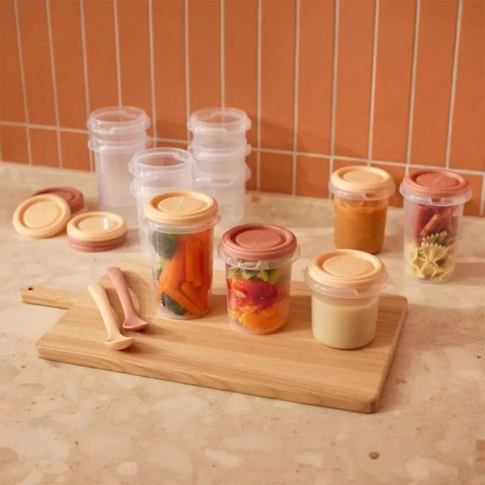 Miniland Set 12 pots de conservation Valencia Vaisselle bébé -