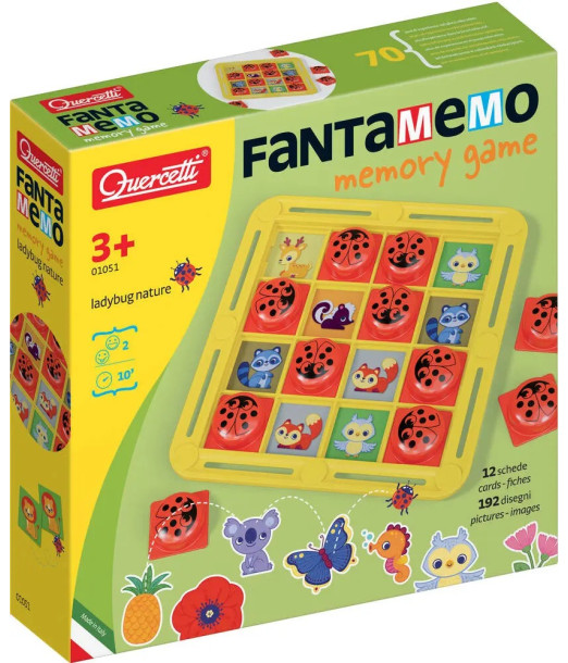 Quercetti Fanta Memo - Jeu de mémoire 3ans+ Jeux éducatifs -