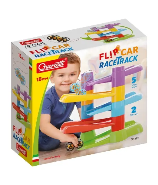 Quercetti Flip Car Race Track 18m+ Jouet - Quercetti Maroc
