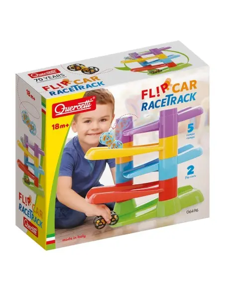 Quercetti Flip Car Race Track 18m+ Jouet - Quercetti Maroc