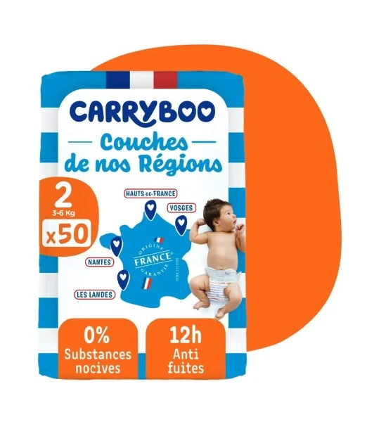 Carryboo Jumbo diapers size 2 (3-6 kg) 50 diapers