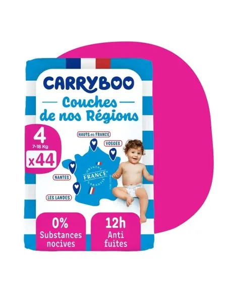 Carryboo Jumbo diapers size 4 (7-18kg) 44 diapers
