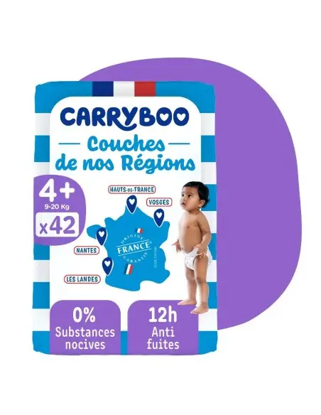 Carryboo Jumbo diapers size 4+ (9-20kg) 42 diapers