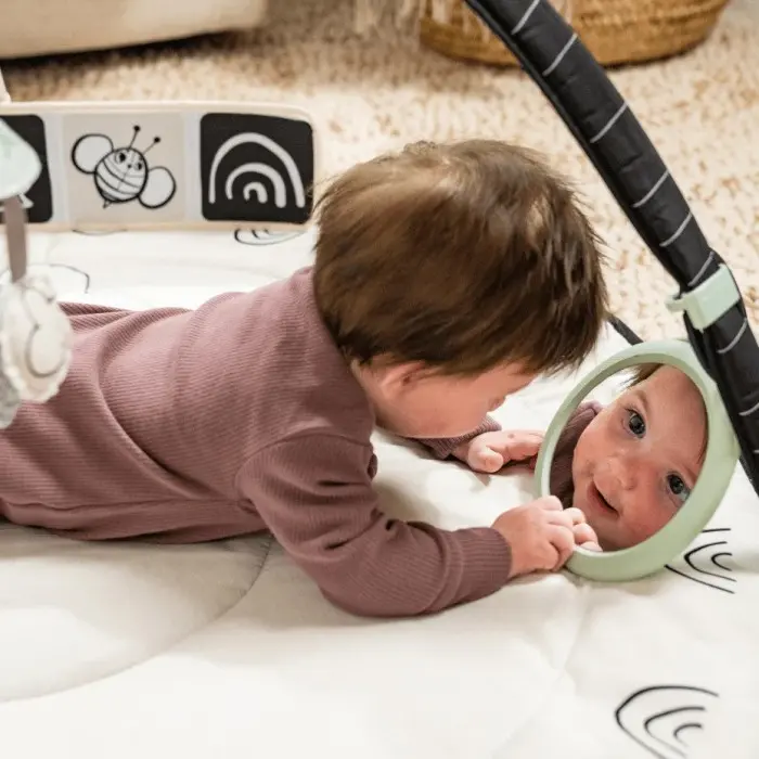 Tiny Love Tapis d'Éveil - Tapis d'Activités Black & White Tapis