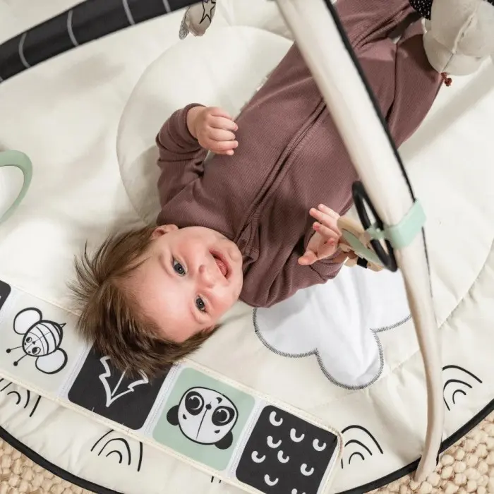 Tiny Love Tapis d'Éveil - Tapis d'Activités Black & White Tapis