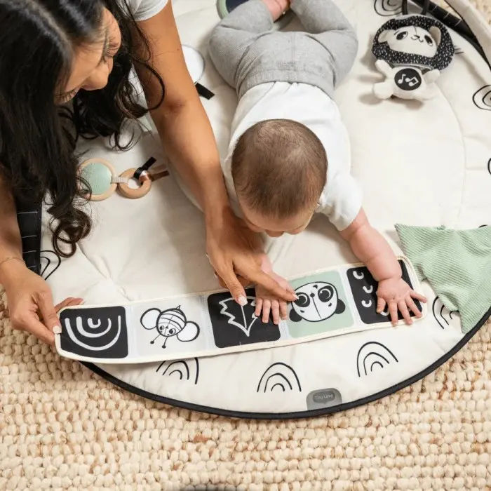 Tiny Love Tapis d'Éveil - Tapis d'Activités Black & White Tapis