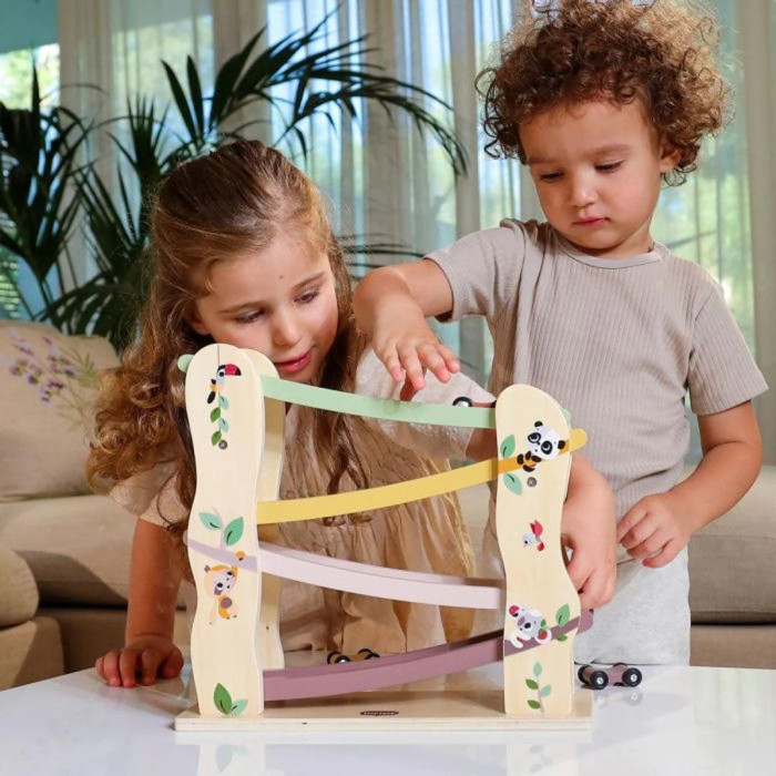 Tiny Love Rampe de Course et Voitures en bois Boho Chic 18m+