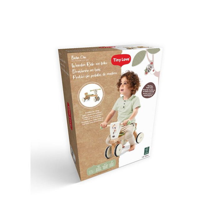 Tiny Love Tricycle en bois Boho chic 18m+ Trotteur & Youpala -