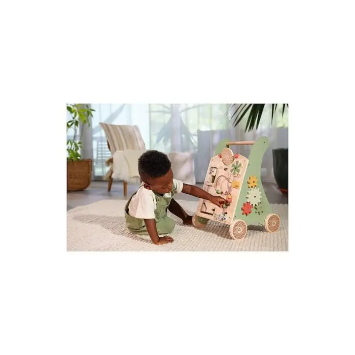 Tiny Love Chariot de marche en bois Boho chic 18m+ Trotteur &